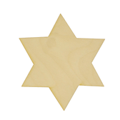 Star of David Wood Cutout