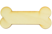 Dog Bone Wood Cutout