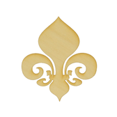 Fleur De Lis Wood Cutout