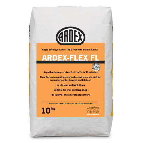 ARDEX-FLEX FL Flexible Rapid Set Tile Grout for Wide Joints 10kg