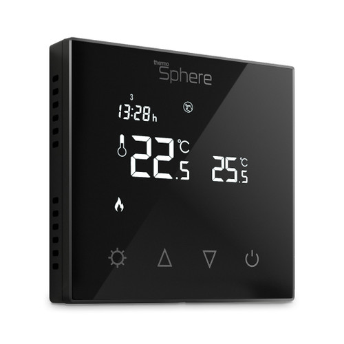 ThermoSphere Programmable Control Thermostat Black