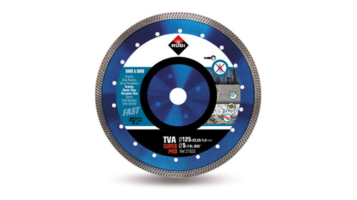 RUBI TVA TURBO VIPER - 125MM DIAMOND BLADE