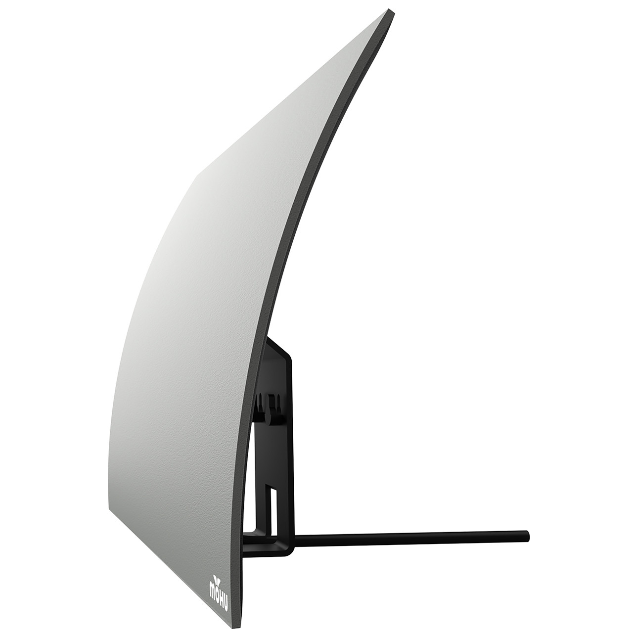 Mohu Gateway Indoor HDTV Antenna (Grey) with 10ft. Coaxial Cable and Base  Stand