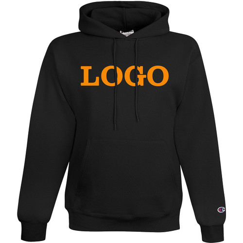 Champion Adult Double Dry Eco Pullover Hoodie - Black