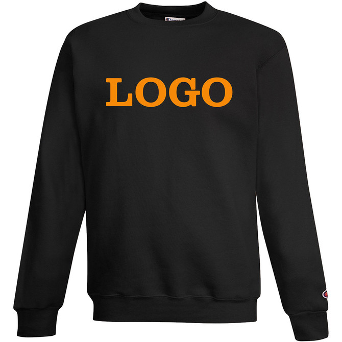 Champion Adult Powerblend Eco Fleece Crewneck - Black