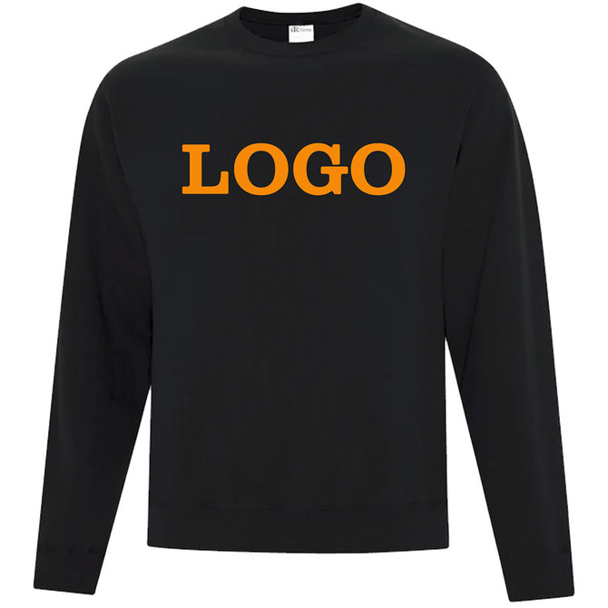ATC Adult Everyday Fleece Crewneck Sweatshirt - Black