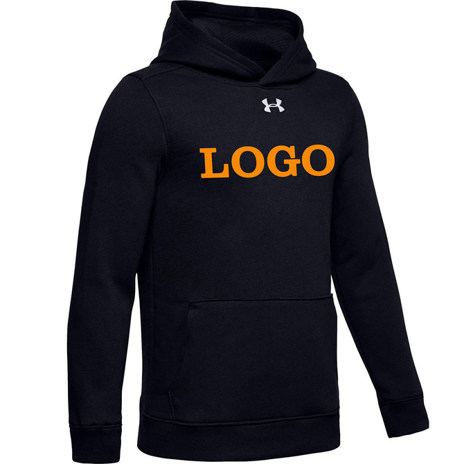 Under Armour Youth Hustle Fleece Hoodie - Black