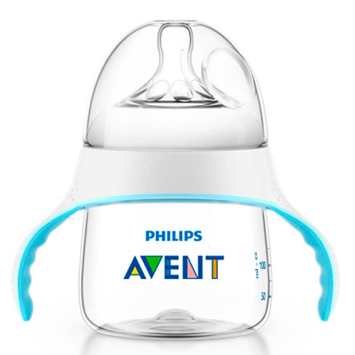 Biberón avent pp natural entrenami +4 m 150 mL