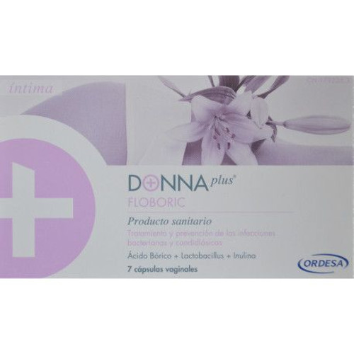 Donna plus floboric 7 cápsulas vaginales