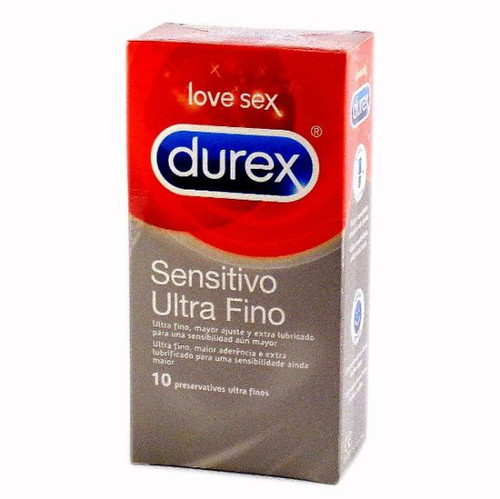 Durex sensitivo ultra fino preservativos 10 preservativos