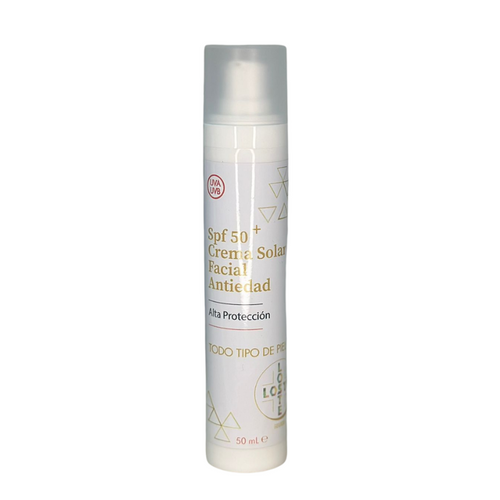 Spf 50+ CREMA SOLAR FACIAL ANTIENDAD LOSTE 