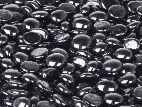 Black Glass Stones