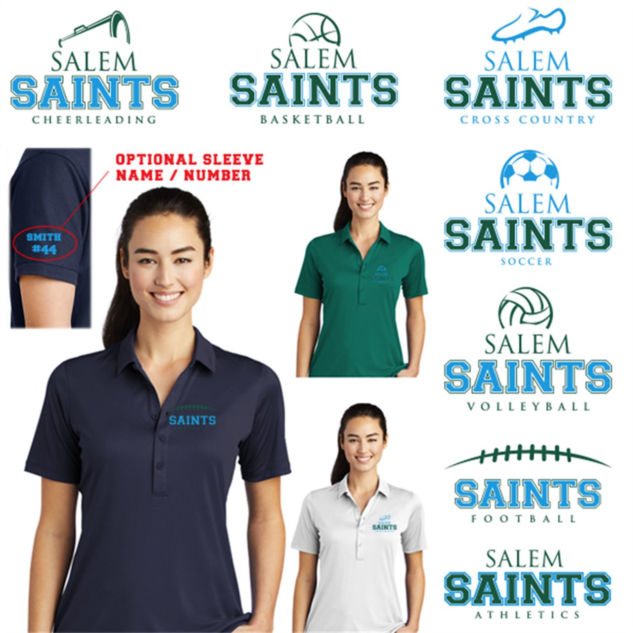 Sport's Specific Embroidered Polo's