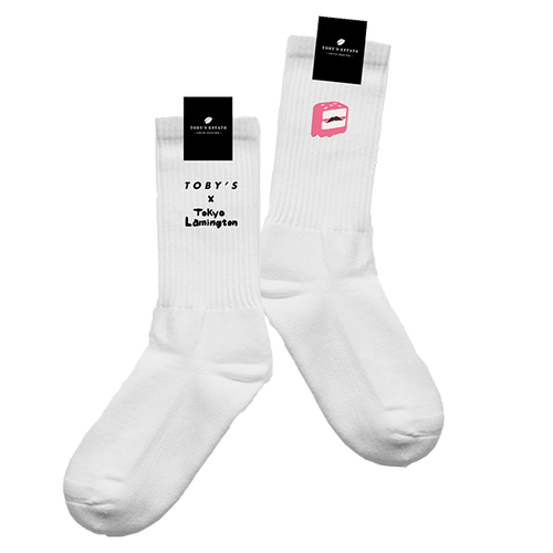 Lychee Lamington socks