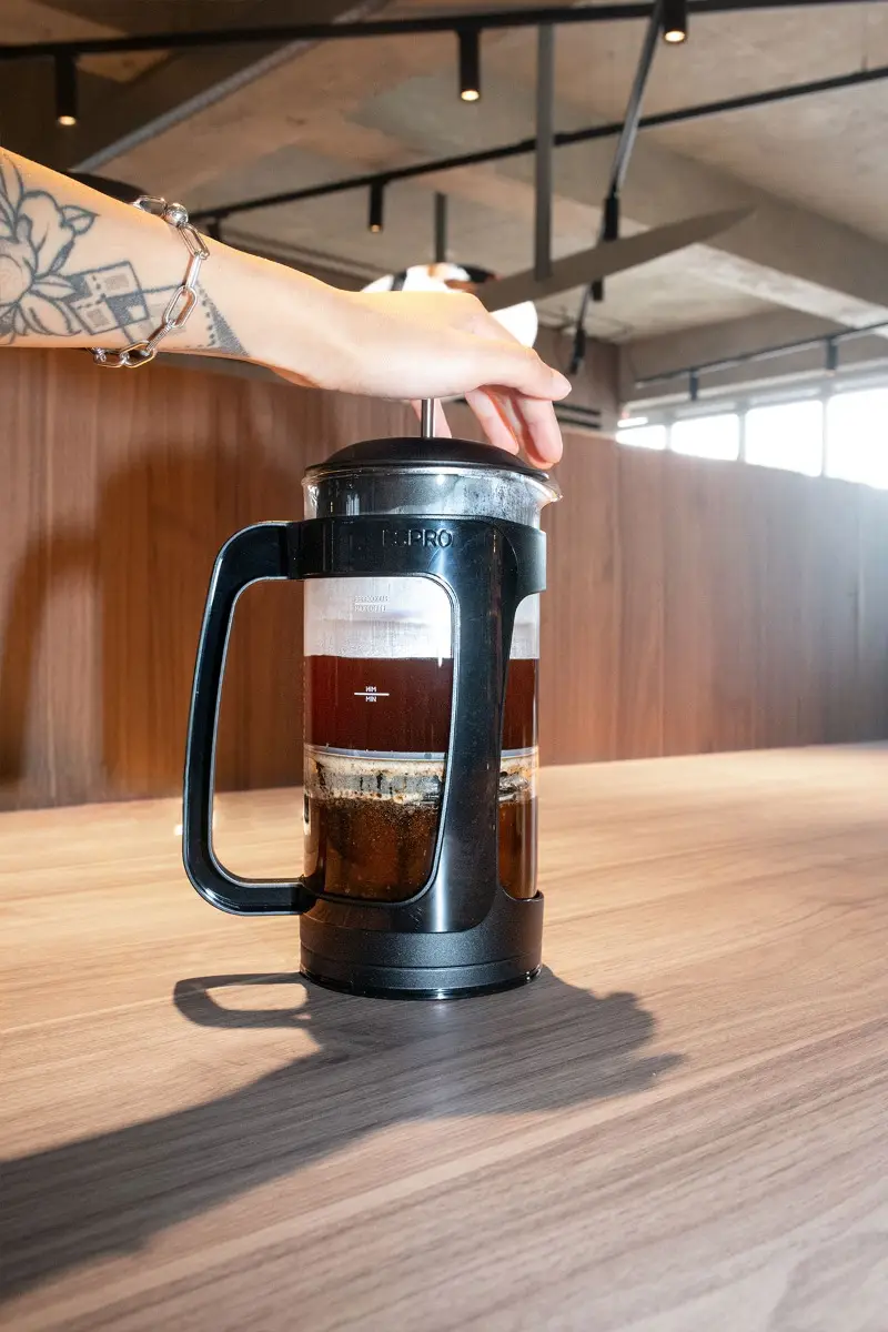 Toby's Estate French Press Plunger Brew Method
