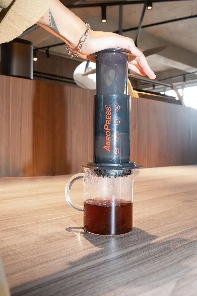 Toby's Estate AeroPress Brew Process