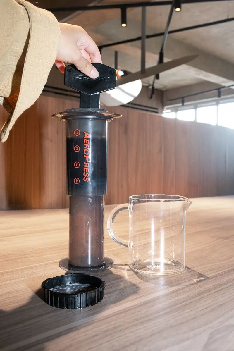 Toby's Estate AeroPress Inverted Brew Process