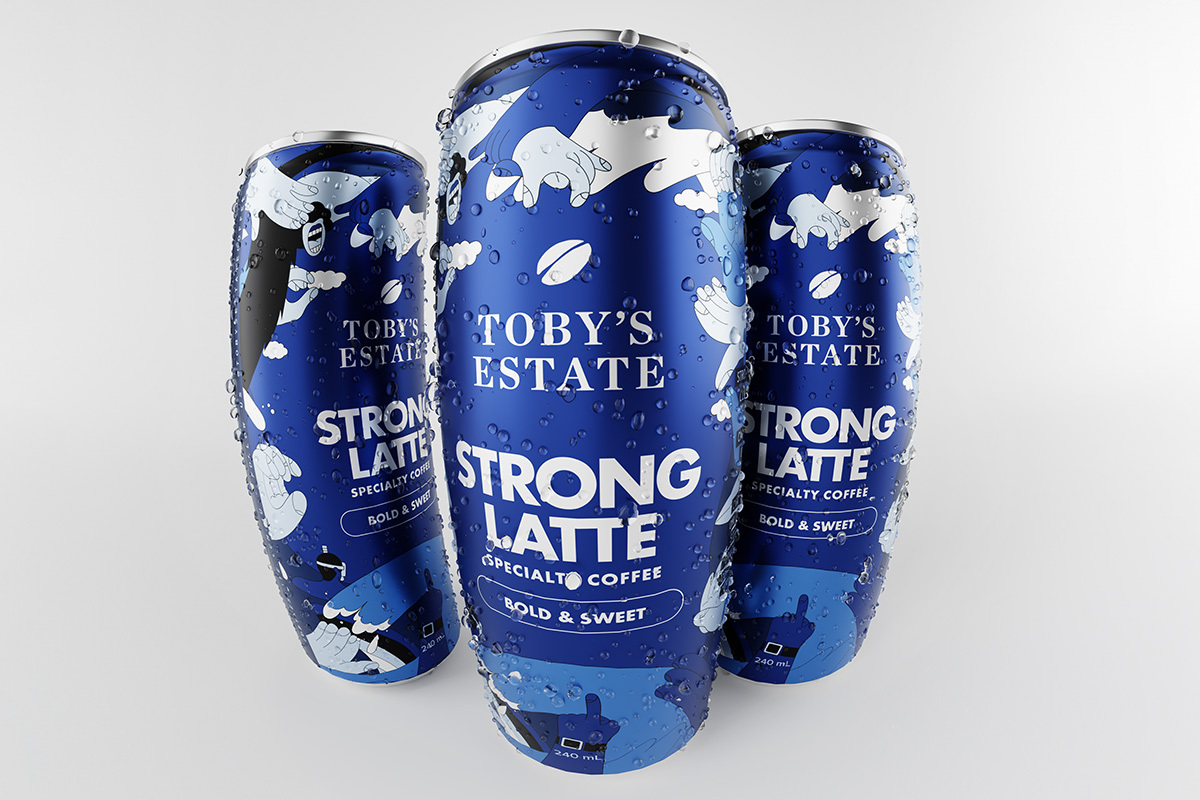Toby's Estate Iced coffeen Cans