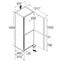 CNSDC5203 LIEBHERR Freestanding Fridge Freezer