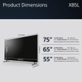 KD75X85LU 2023 Sony 75" X85LU 4K UHD Full Array Smart TV