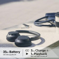 WHCH720NB_CE7 2023 Sony WHCH720 Noise Cancelling Headphones Black