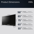 XR55X90LU 2023 Sony 55" X90LU 4K UHD Full Array Smart TV