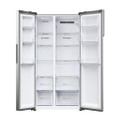Haier HSR5918DNMP 90.5cm 70/30 Frost Free Fridge Freezer - Pt. Inox