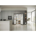 Haier HSR5918DNMP 90.5cm 70/30 Frost Free Fridge Freezer - Pt. Inox