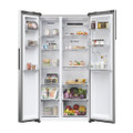 Haier HSR5918DNMP 90.5cm 70/30 Frost Free Fridge Freezer - Pt. Inox