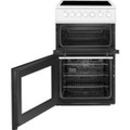 EDVC503W Beko 50cm Double Oven Electric Cooker