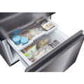 Haier HTW5618EWMP 59.5cm 3D Fridge Freezer - Dark Inox