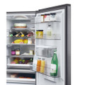 Haier HTW5618EWMP 59.5cm 3D Fridge Freezer - Dark Inox