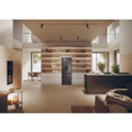 Haier HTW5618EWMP 59.5cm 3D Fridge Freezer - Dark Inox