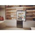 Haier HTW5618EWMP 59.5cm 3D Fridge Freezer - Dark Inox