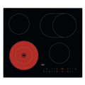 AEG HRX64360CB 59cm Ceramic Hob - Black