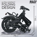 RILEYRB1 RILEY RB1  Foldable E-bike - Black