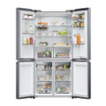 Haier HCR5919EHMB 90cm Freestanding American Fridge Fre