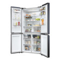 Haier HCR5919EHMB 90cm Freestanding American Fridge Fre