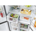 Haier HCR5919EHMB 90cm Freestanding American Fridge Fre