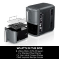 Ninja SL400UK Double Stack XL 2-Drawer 9.5L Air Fryer -