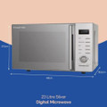 Russell Hobbs RHM2348S 23 Litres Solo Microwave - Silve