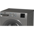 Beko BMN3WT3841S 8kg 1400 Spin Washing Machine - Silver