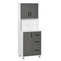 835-341 Simple Grey - Kitchen Cabinet w/Countertop - Grey