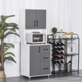 835-341 Simple Grey - Kitchen Cabinet w/Countertop - Grey