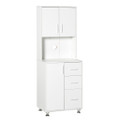 835-341WT Simple White - Kitchen Cabinet w/Countertop - White 835-341WT Simple White - Kitchen Cabinet w/Countertop - White