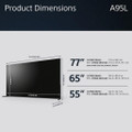 XR77A95LPU 2023 75" Sony A95L OLED 4K HDR Google TV