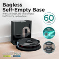 Shark RV2620WAUK Matrix Plus 2 in 1 Self Empty Robot Vacuum & Mop - 110 Minutes Run Time - Black