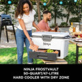 Ninja FB151UKWH FrostVault 50QT/47L Hard Cooler with Dry Zone - Cloud White