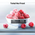 Hisense RB327N4BBE 55cm 50/50 Total No Frost Fridge Fre