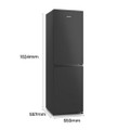 Hisense RB327N4BBE 55cm 50/50 Total No Frost Fridge Fre